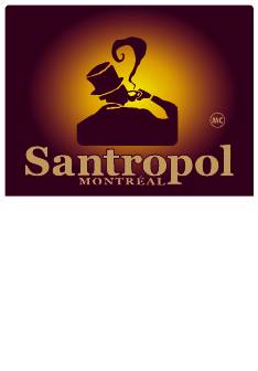 Logo - Café Santropol, torréfaction.