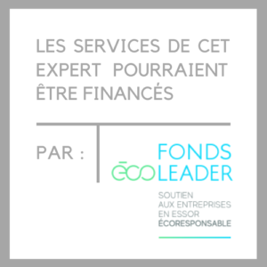 Les services de cet expert pourraient être financés par Fonds ÉcoLeader.